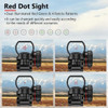 Skirmish Tactical 4-12X50 Rifle Scope + Red Dot + Red Laser Combo Holographic Sight