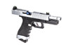 Chrome/Silver Vorsk EU17 Tactical Gas Blowback Pistol