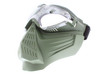 Airsoft Full Face Mask K04 with Plastic Lens In Green
