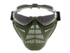 Airsoft Full Face Mask K04 with Plastic Lens In Green
