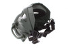 Airsoft Full Face Mask ZL3 in Green with Clear Lens
