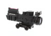 Illuminated reticle fibre optic sight Skirmish Tactical 4X32mm Rifle Scope with Rails