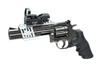 ASG - Dan Wesson 715 - 6" C02 Airsoft Revolver in Steel Grey (18191) (scope and rail not inc)