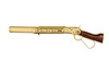 A&K Gas Powered Leaver Action Winchester Gold With Silencer