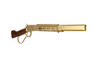 A&K Gas Powered Leaver Action Winchester Gold With Silencer