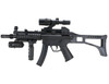 The Black CYMA HY017B Tactical Airsoft Rifle