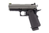 Grey and black Raven Hi-Capa 3.8 Pro Gas Blowback handgun Grey and black Raven Hi-Capa 3.8 Pro Gas Blowback handgun