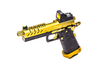 Vorsk Hi Capa 4.3 GBB Airsoft Pistol In Gold with BDS Sight