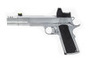 Vorsk VP-X Custom 1911 MEU GBB Airsoft Pistol in Full Silver with BDS Sight