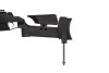 King Arms Blaser R93 LRS1 Airsoft Spring Sniper Rifle in Black