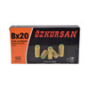 Ozkursan Double Charge 8mm Caliber Blank Cartridges for Starting Pistol