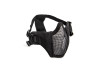 ASG - Airsoft Strike Systems Metal Mesh Lower Face Mask with Cheek Pads in Tactical Black