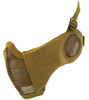 Nuprol Airsoft Mesh Lower Face Shield V3 in Desert Tan