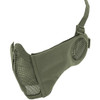 Nuprol Tactical Mesh Lower Face Shield V3 in Army Green