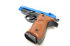Galaxy G22 Full Metal Spring Powered Airsoft Pistol M92FS in the new style Blue and Black Colour