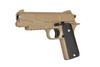 Galaxy G38 Metal 1911 Replica Pistol in Desert Tan