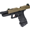 Vorsk EU17 Tactical Gas Blowback Airsoft Pistol in Desert Tan