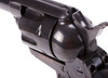 King Arms SAA .45 Peacemaker Airsoft Revolver Long in Electroplating Black