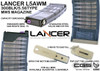 Lancer L5AWM Gas Magazine Fits CGS & TM MWS System Airsoft Rifles in Black