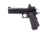 Raven Hi Capa 5.1 Gas Blowback Airsoft Pistol in Black with BDS Sight