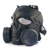 Trimex M10 Airsoft Full Face Adjustable Protection Mask with Air Filters in Black