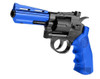 SRC TITAN 4" Co2 Full Metal Airsoft Revolver in Blue/Black