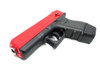 Galaxy G16 Full Metal Pistol in Red