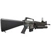 E&C M16a1 with M203 Launcher VN with E-Shooter Mosfet Airsoft AEG Rifle in Black