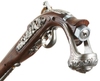 HFC 18th Century George Washington Co2 6mm Flintlock Airsoft Pistol in Wood & Chrome