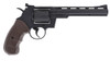 Hwasan 1312 Co2 Powered Metal Airsoft Revolver 6" in Black with Brown Grip