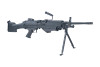 Classic Army M249 MK2 SPW AEG Airsoft Rifle with Adjustable Metal Bipod in Black (CA249)