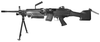 Classic Army M249 MK2 SPW AEG Airsoft Rifle with Adjustable Metal Bipod in Black (CA249)