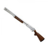 S&T ST870 STD Magnum Limited Edition Metal Airsoft Training Shotgun in Silver/Real Wood