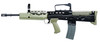G&G Full Metal L85 A1 SA80 ETU AEG Airsoft Rifle in Army Green