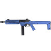 Nuprol VMP-2MCR Gas Blowback Airsoft Rifle with Fixed Long Stock in Two-Tone Blue