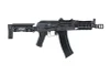 LCT Sport ZKS-74UN AEG Airsoft Rifle with Adjustable Folding Stock in Black