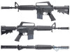 Cyma/EGM Colt XM177E1 Lightning Series GBB Rifle MWS in Black (COLT.1014-LS)