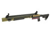 Golden Eagle M8874 - M870 AR Tactical Tri-Shot Gas Pump Action Airsoft Shotgun in Desert Tan