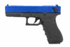 Cyma G18 Series AEP Pistol with Mosfet in Blue (Lipo Battery & Charger Inc - CM030S)