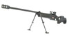 Ares MSR-009 Mid-Range Gas-Powered Bolt Action Airsoft Sniper Rifle with Scope & Bipod in Black