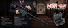 Ares MSR-WR Spring-Powered Bolt Action Airsoft Sniper Rifle Kit with Case in Black