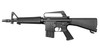 Double Bell Full Metal M16 Stubby CQB AEG Airsoft Rifle with Fixed Stock in Black