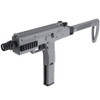 Vorsk VMP-1 Gas Blowback Airsoft Submachine Gun with Folding Stock in Grey (300 Fps / 0.85J)