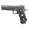 WE HI CAPA 5.1K Hi-Capa Gas Blowback Airsoft Pistol in Black