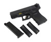 WE Tech EU23 Gen4 Gas Blowback Airsoft Pistol in Black
