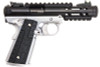 WE Tech GALAXY 1911 Series Gas Blowback Airsoft Pistol in Silver & Black