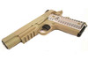 WE Tech M45A1 Full Metal Gas Blowback Airsoft Pistol in Desert Tan
