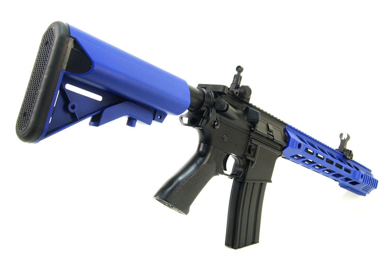 Cyma CM518 M4 SIA Custom in Blue - bbgunsuk.co.uk