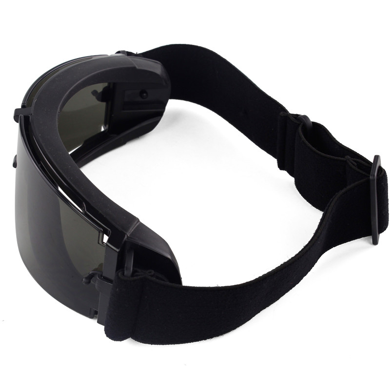 Wo Sport ATF Airsoft Goggles in Black With Clear Lens bbgunsuk.co.uk