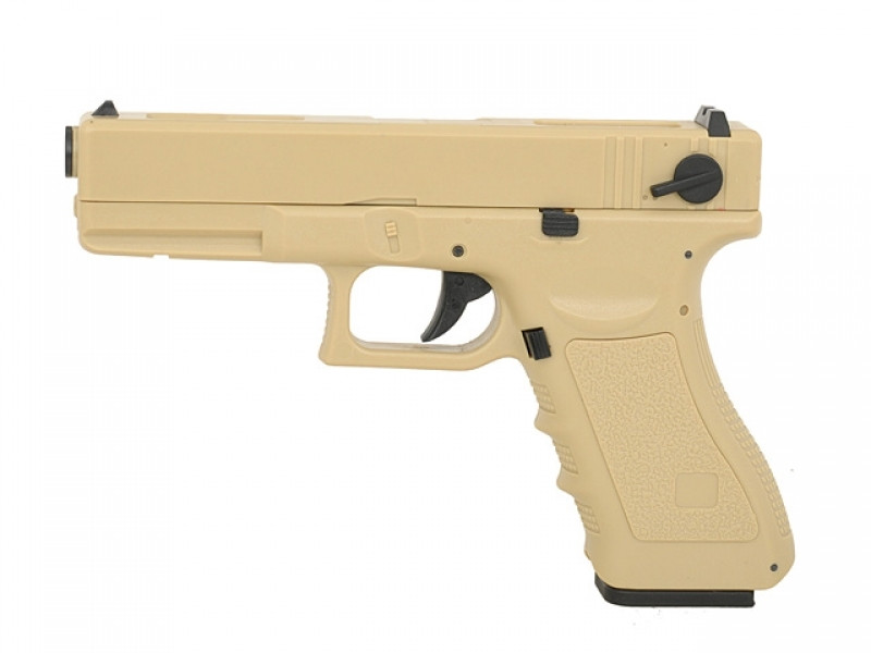 Cyma CM030 Electric Airsoft Pistol AEP in Tan bbgunsuk.co.uk